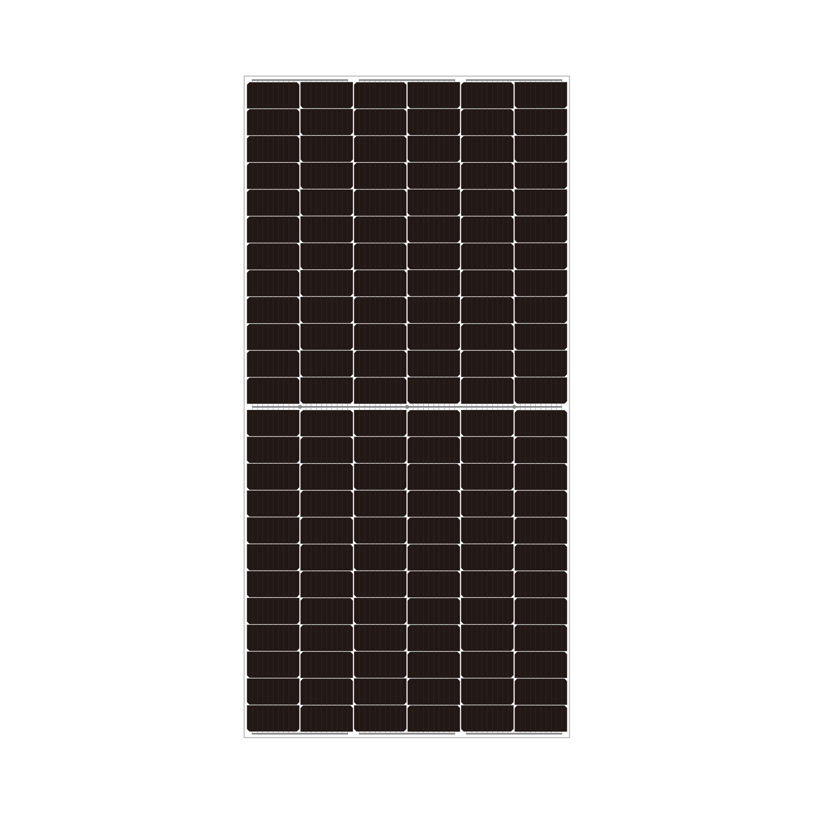 DAH Solar 410 Watt Monokristallines Solarmodul - Selbstreinigend - Full Screen Technologie